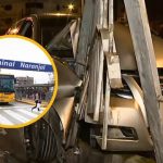 Sujeto abandona su auto tras chocar cerca de estación del Metropolitano