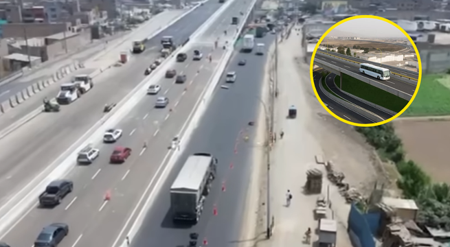 Bypass Las Torres en marcha blanca: abren tránsito en autopista Ramiro Prialé hacia Chosica | VIDEO