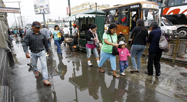 Senamhi: lluvias de verano en la costa continuarán hasta el 16 de enero