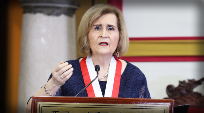 Luz Pacheco, presidenta del Tribunal Constitucional: “Bukele no es un buen ejemplo para mí”