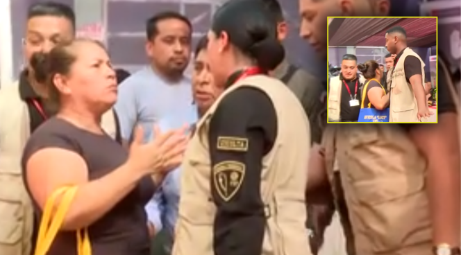 Ciudadana increpa a seguridad de José Jerí por negarle diálogo con presidente | VIDEO