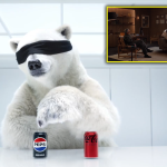 Pepsi le roba el oso polar a Coca Cola y lo presenta en el Super Bowl