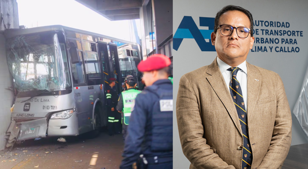 Presidente de la ATU sobre el accidente del Metropolitano: 