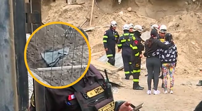 Pachacamac: derrumbe en construcción deja un obrero muerto y dos heridos