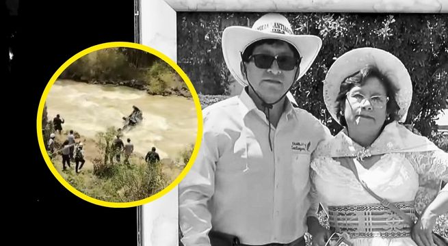 Pareja de esposos viaja para participar en fiesta patronal y muere en trágico accidente