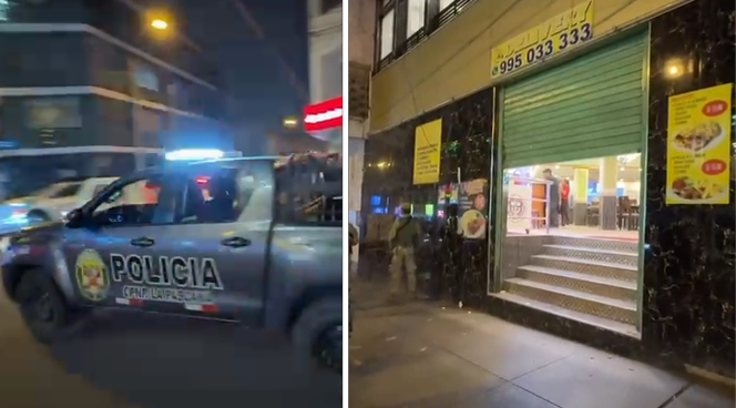 Comas: detonan explosivo en pollería cerca a tanqueta militar