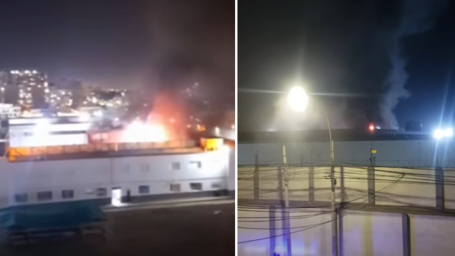 Voraz incendio en penal Maranguita consume zona de internos