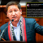 Guido Bellido usó IA para anunciar falso fallecimiento de congresista Lucinda Vásquez: “errar es humano”