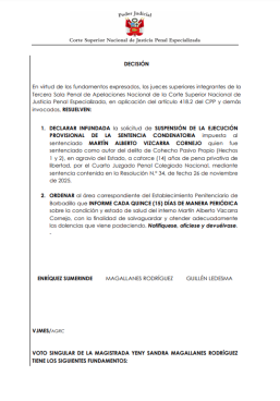 Resolución Martín Vizcarra