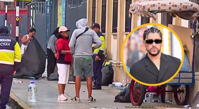 Retiran a personas que acampaban antes del concierto de Bad Bunny