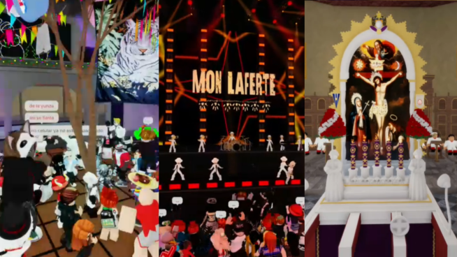 Conciertos, yunzas y hasta misas en Roblox son viral en redes sociales | VIDEO