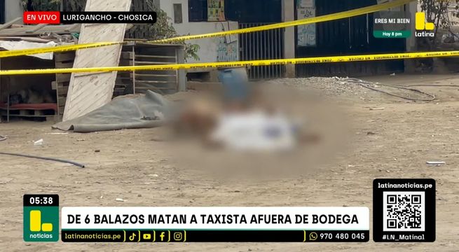 Sicarios matan de 6 balazos a mototaxista cerca de su casa | VIDEO