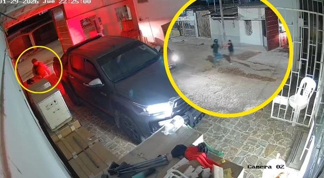 Empresario es baleado en la puerta de su casa tras enfrentarse a ladrones