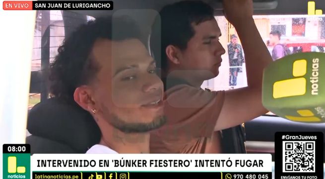 Habla sujeto que intentó darse a la fuga frente a policías tras ser intervenido en búnker de San Juan de Lurigancho