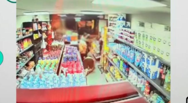 Caen integrantes de 'Los rápidos del Sur' en pleno robo a minimarket en Chorrillos