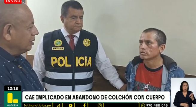 Mototaxista que ayudó a abandonar colchón con cadáver de mujer dice ser inocente: este es su testimonio ante la Policía