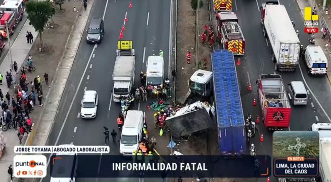 Informalidad fatal en Emape: víctimas mortales de choque múltiple no tenían contratos laborales ni figuraban en planilla