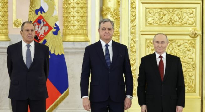 Embajador de Perú presentó sus cartas credenciales ante el Presidente de Rusia, Vladimir Putin