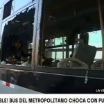 Accidente en el Metropolitano: se incrementa a 35 el número de heridos tras choque de bus
