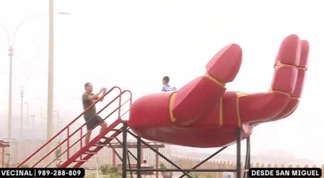 Polémica por inauguración de 'Mano de Iron Man' y Meteoro en San Miguel