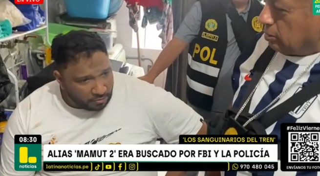 Cae 'Mamut 2', nuevo cabecilla del Tren de Aragua en Perú: Amasó medio millón con cobro de cupos
