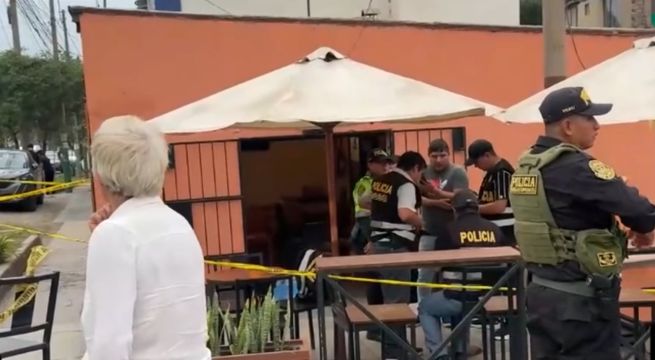 Balacera en cevichería deja dos muertos y dos heridos en Chaclacayo