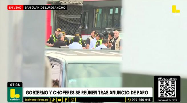 Gobierno y choferes se reúnen tras anuncio de paro de transportes para este 15 de enero