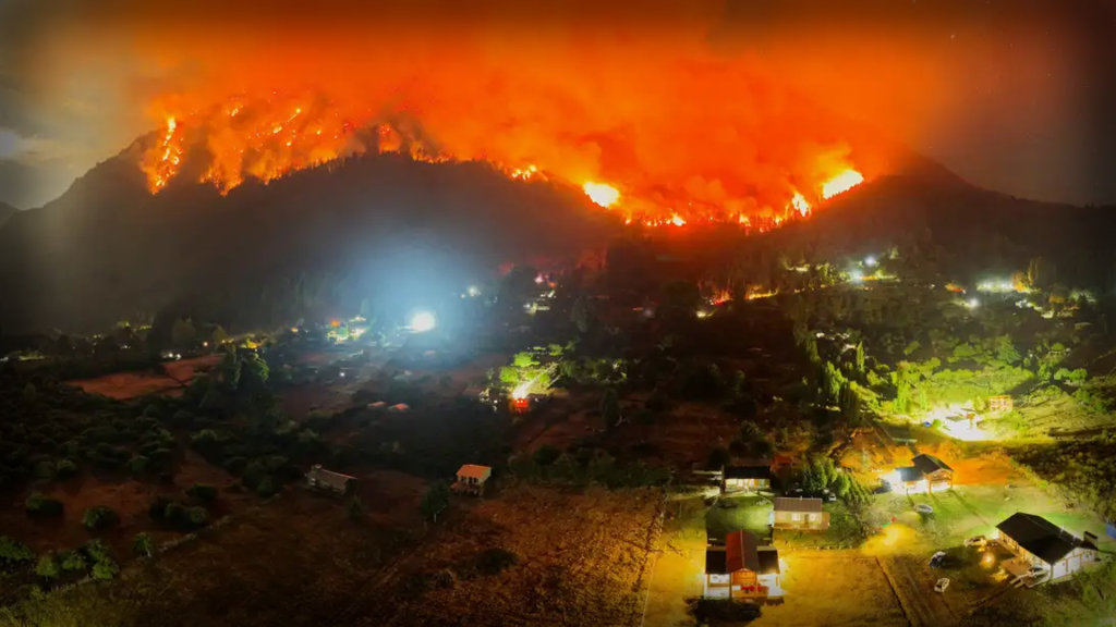 Argentina decreta “emergencia ígnea” por incendios forestales en la Patagonia