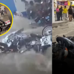 Tarapoto: intensas lluvias arrastran motos y dañan infraestructura de hospital | VIDEO