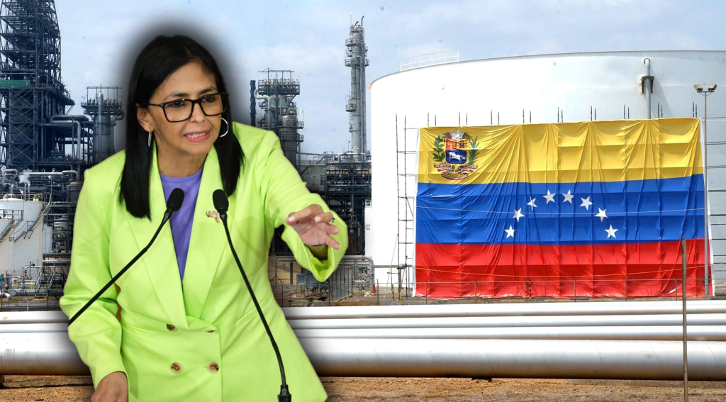 Venezuela recibió primer giro de 300 millones de dólares por petróleo, según Delcy Rodriguez