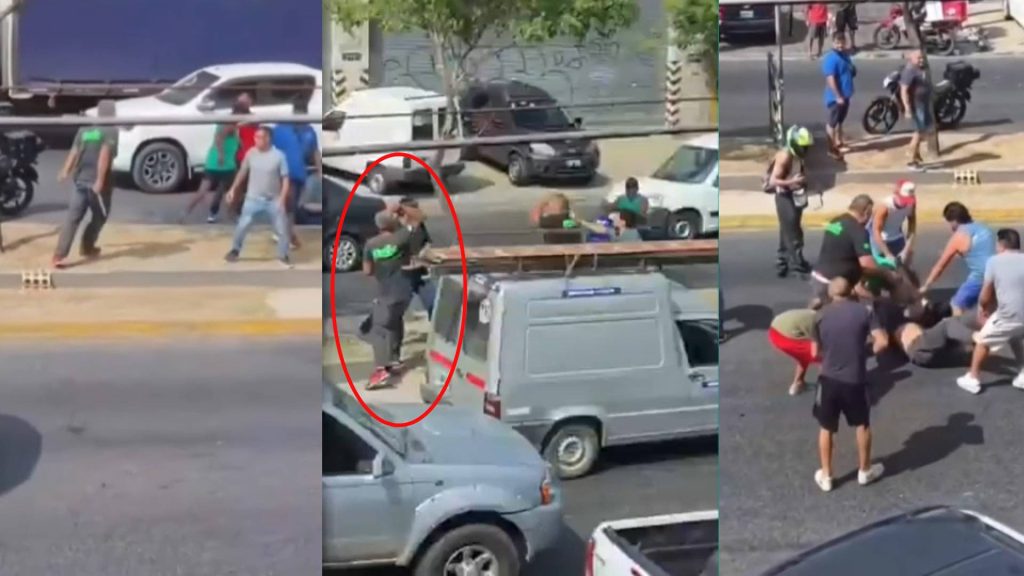 Brutal pelea: hombre queda grave por golpe con fierro en la cabeza y agresor casi es linchado