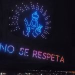 Puno: Espectáculo de drones durante la víspera del día central de la Virgen de la Candelaria
