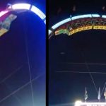 Falla deja a 25 personas suspendidas en juego mecánico en San Martín