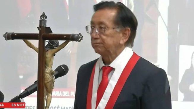 José María Balcázar: así juró como Presidente del Congreso | VIDEO