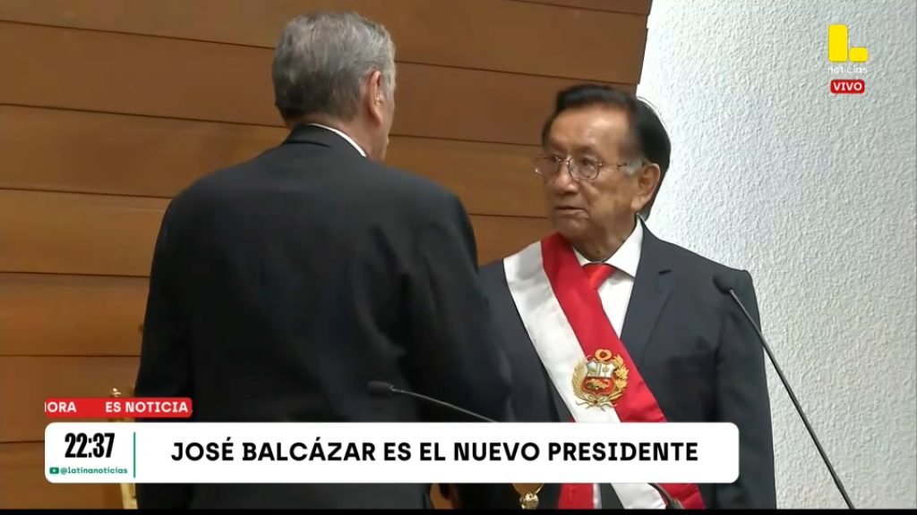 José María Balcázar: así juró como Presidente de la República | VIDEO