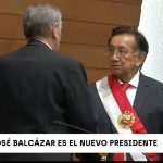 José María Balcázar: así juró como Presidente de la República | VIDEO