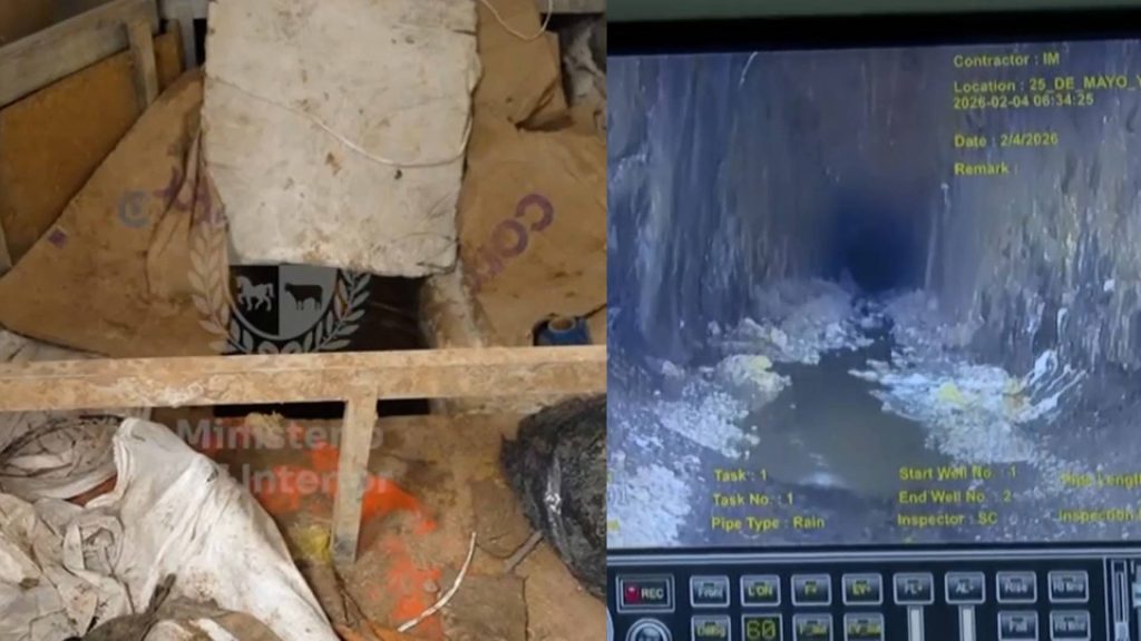 Frustran robo de banco: delincuentes fueron atrapados cavando un túnel