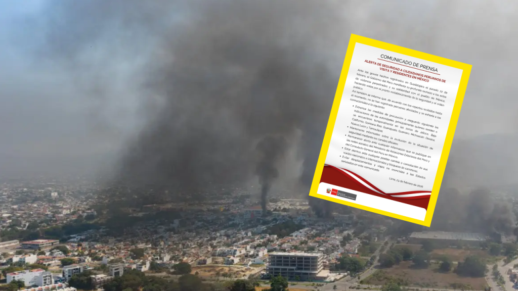 Cancillería sobre ola de violencia en México tras muerte de 'El Mencho': 