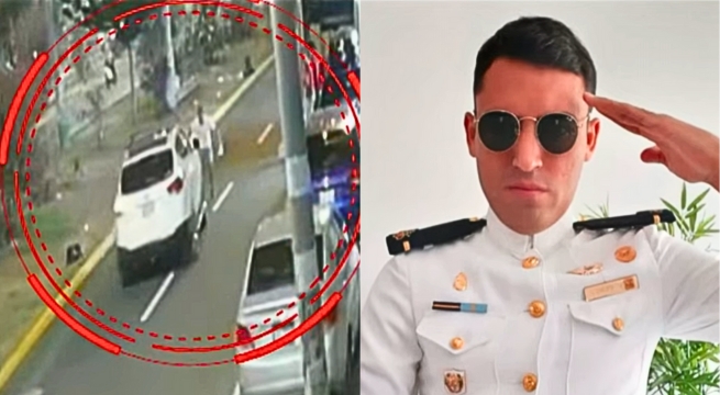 Así fue el brutal atropello de delincuente a marino tras robarle su camioneta