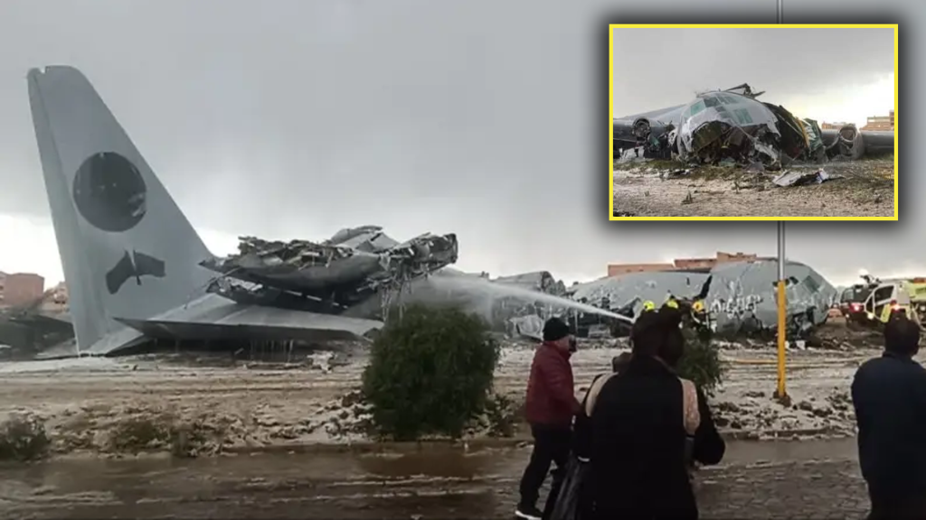 Tragedia en Bolivia: avión militar se estrella en El Alto y deja 15 fallecidos