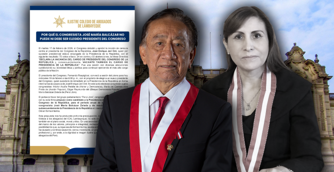 ¿Quién es José María Balcazar?, el nuevo presidente del Perú