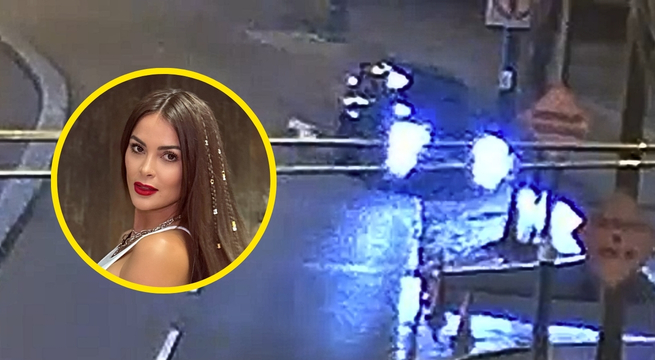 Cámara de seguridad capta preciso instante del accidente de Laura Spoya | VIDEO