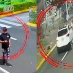 Cámara revela el rostro de delincuente que atropelló a marino | VIDEO