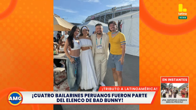Conoce a los peruanos que también brillaron en el show de Bad Bunny en el Super Bowl 2026