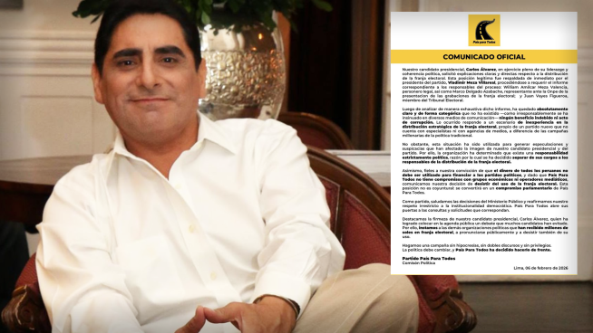 País para Todos renuncia a la franja electoral y despide a encargados de contratos con medio de comunicación