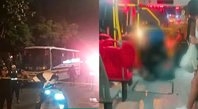 Chofer resulta herido tras ataque a balazos contra bus en El Agustino | VIDEO