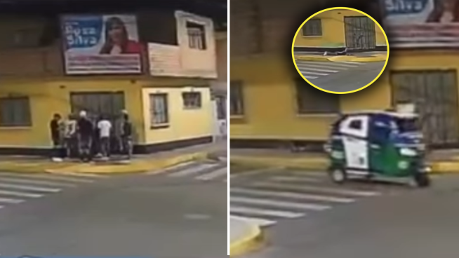 Comas: delincuentes en mototaxi desatan balacera y asesinan a dos personas | VIDEO