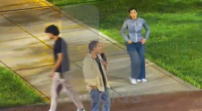 Cámaras captaron a Marisel Linares con Adrián Villar tras atropellar a Lizeth Marzano | VIDEO