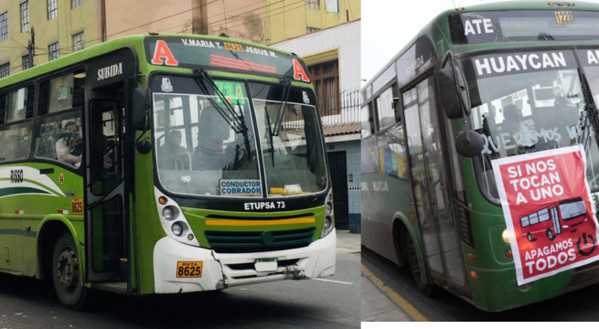 Cinco líneas de transporte paralizan sus operaciones por constantes ataques | VIDEO