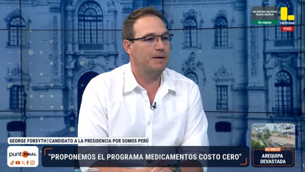 Forsyth sobre votación de Somos Perú en elección de Balcázar: 